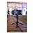 Fotopro SY-100 + SJ-86 Pro - mini statyw i selfie stick SY-100 + uchwyt do smartfona SJ-86 Pro - przykład użycia